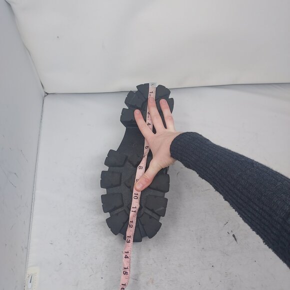 Prada Black MENS Chunky Monolith Lug Sole Platform Loafer - Picture 9 of 13